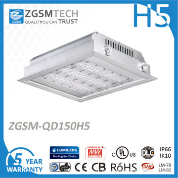 150W IP66 Surface Mounted Canopy Light for Gas Station Lighting